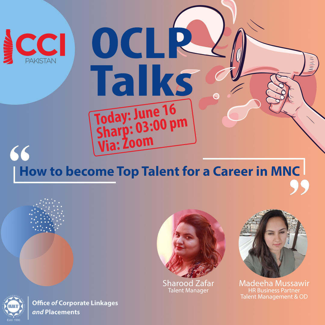 OCLP Talks - How to become top talent for a career in MNC by CCI