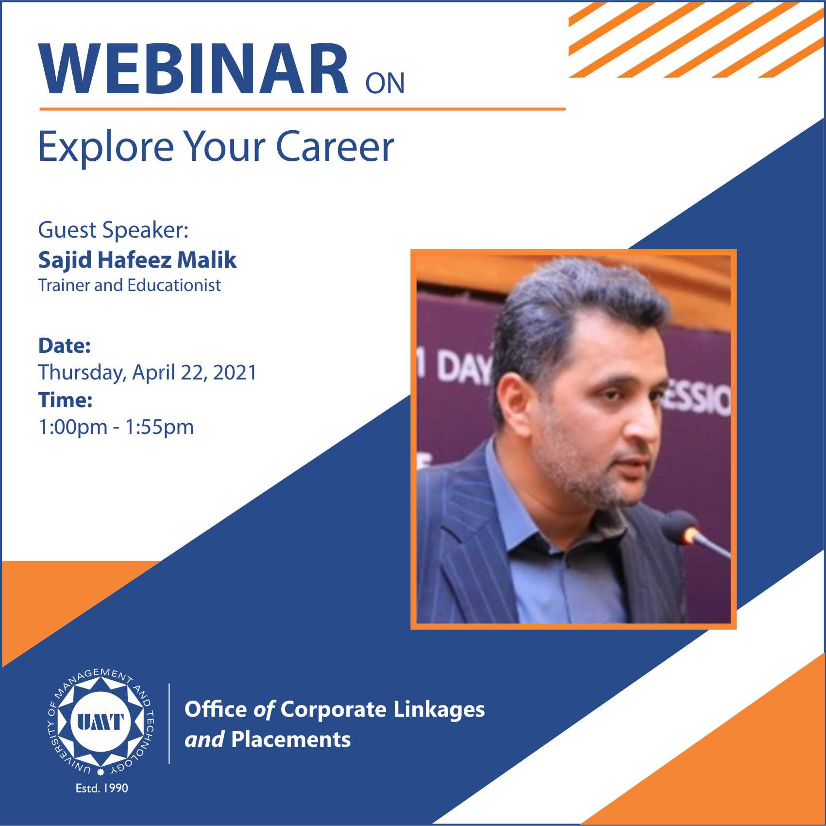 Explore Your Career by Sajid Hafeez Malik