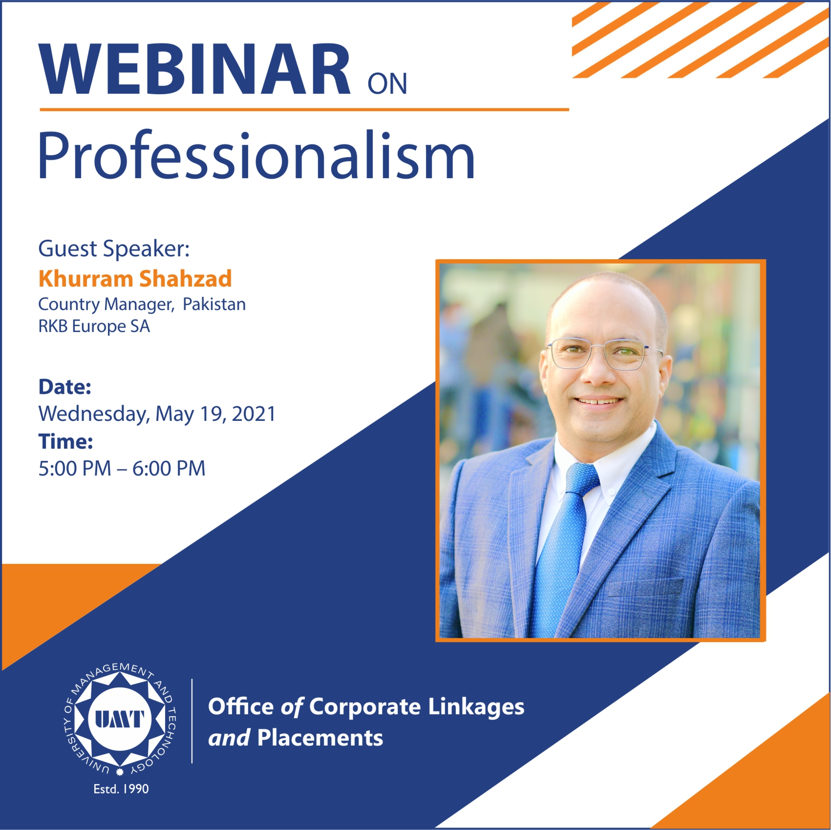 Professionalism by Khurram Shahzad - Country Manager RKB Europe SA