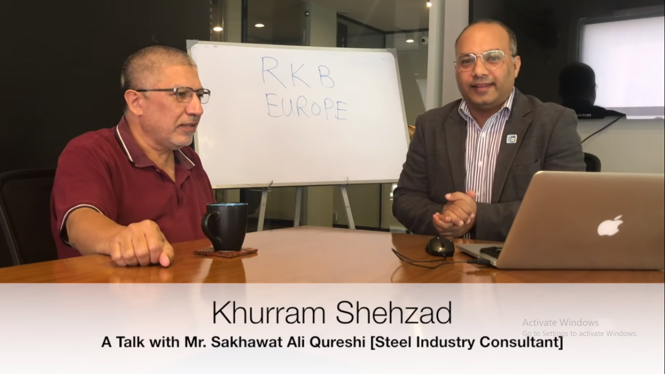 A talk with Mr. Sakhawat Ali Qureshi Consultant Steel Plants
